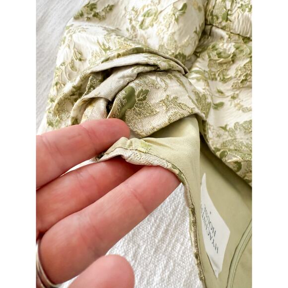 Tuckernuck | Hyacinth House | Green Jacquard Bridgerton Blouse | Sz S - Picture 11 of 11